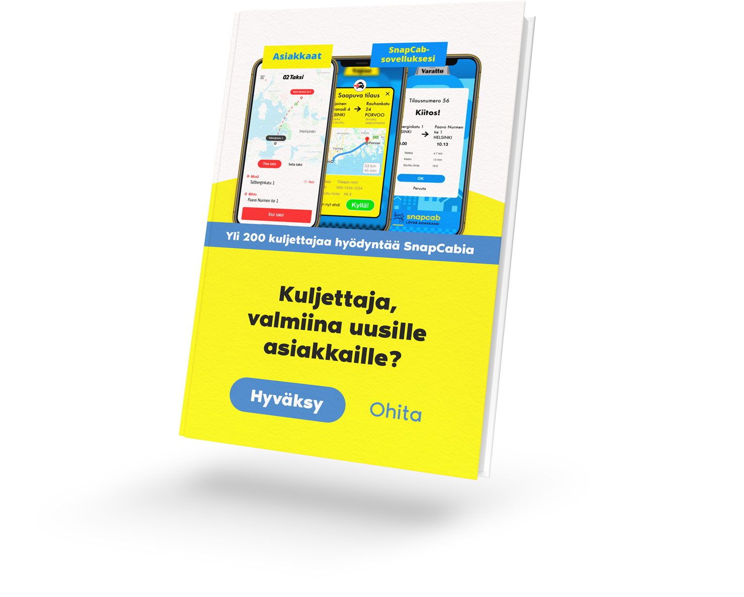 SnapCab-Esite-taustalla